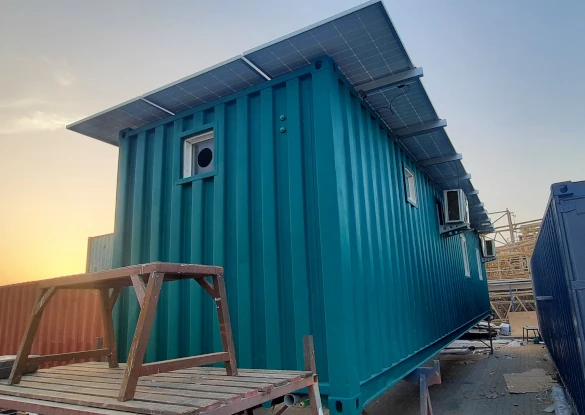 Shipping Container camp office conversion builder company UAE.