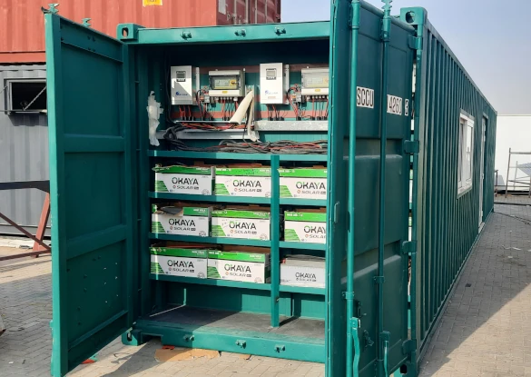 Shipping Container power supply unit conversion builder company UAE.