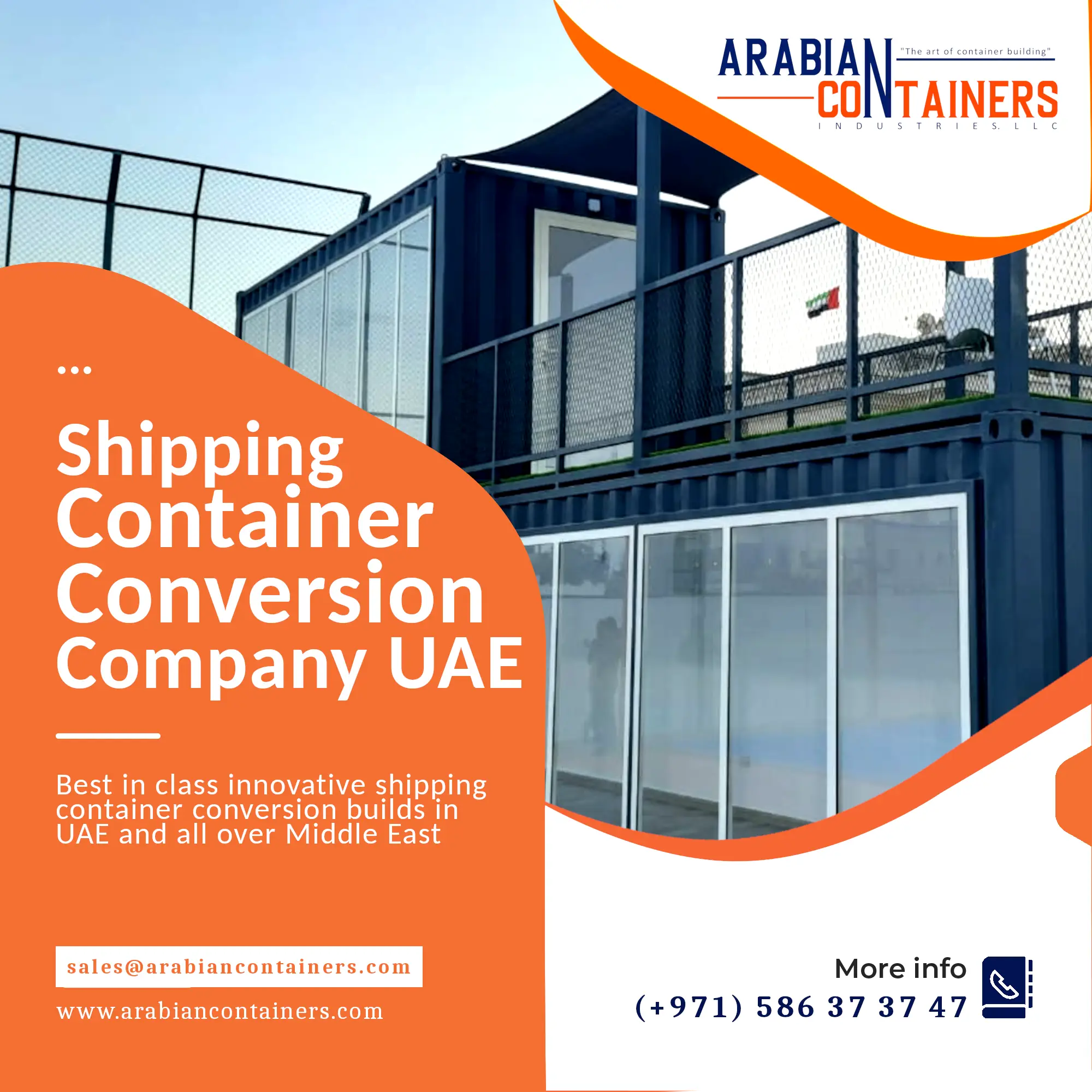 Arabian Containers: The Best Shipping Container Conversion Company in UAE