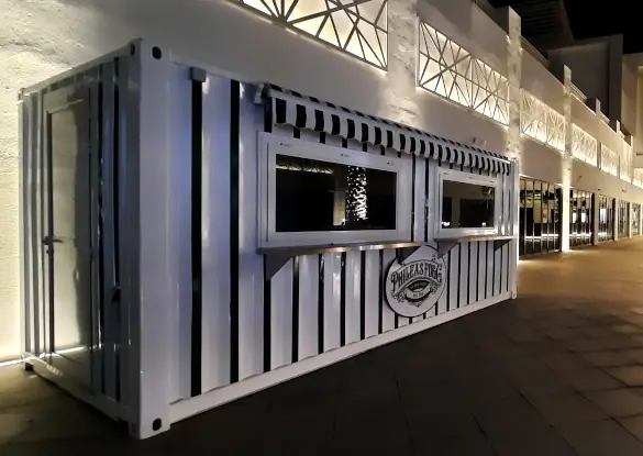 shipping container cafe restaurant builder UAE