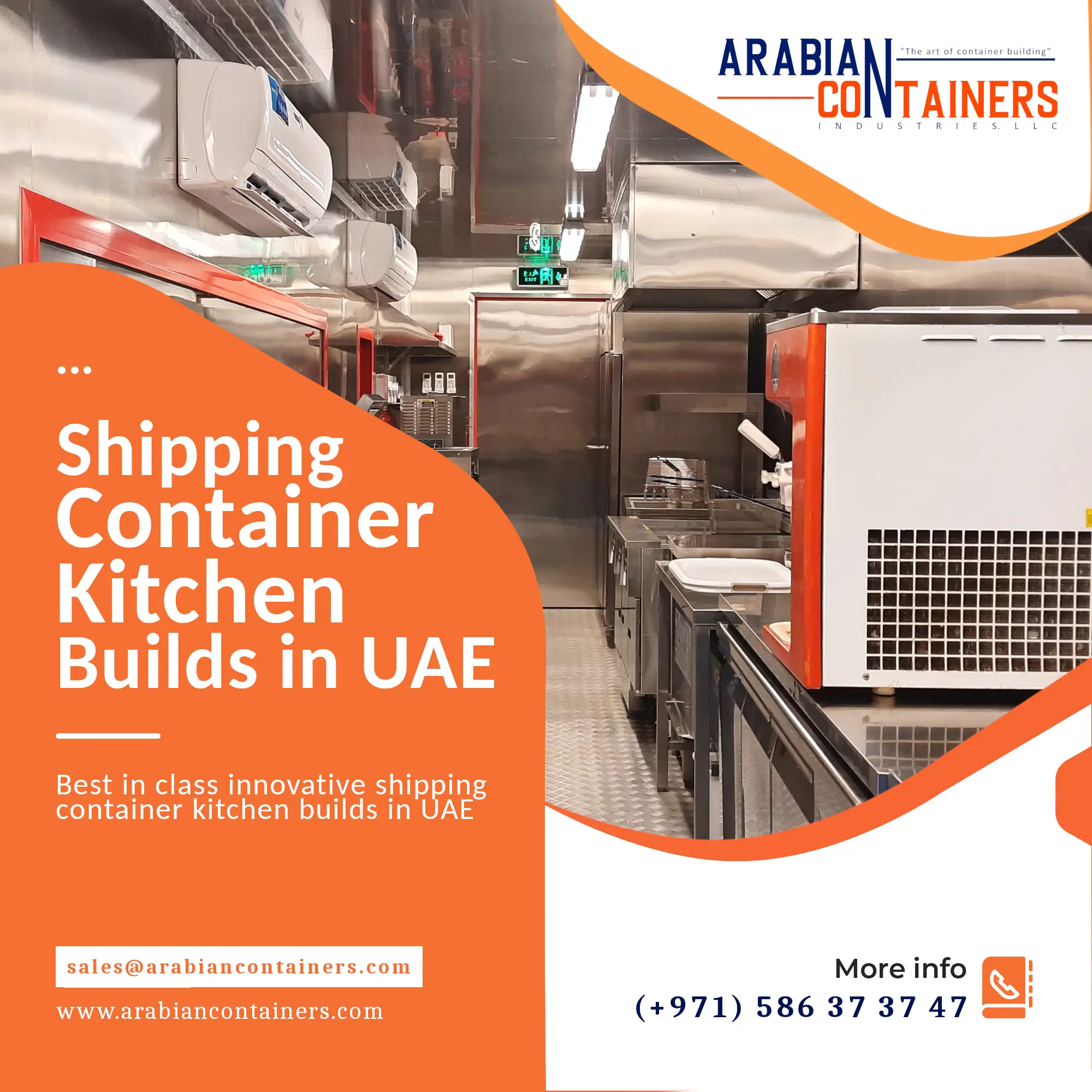 shipping container kitchen builds UAE