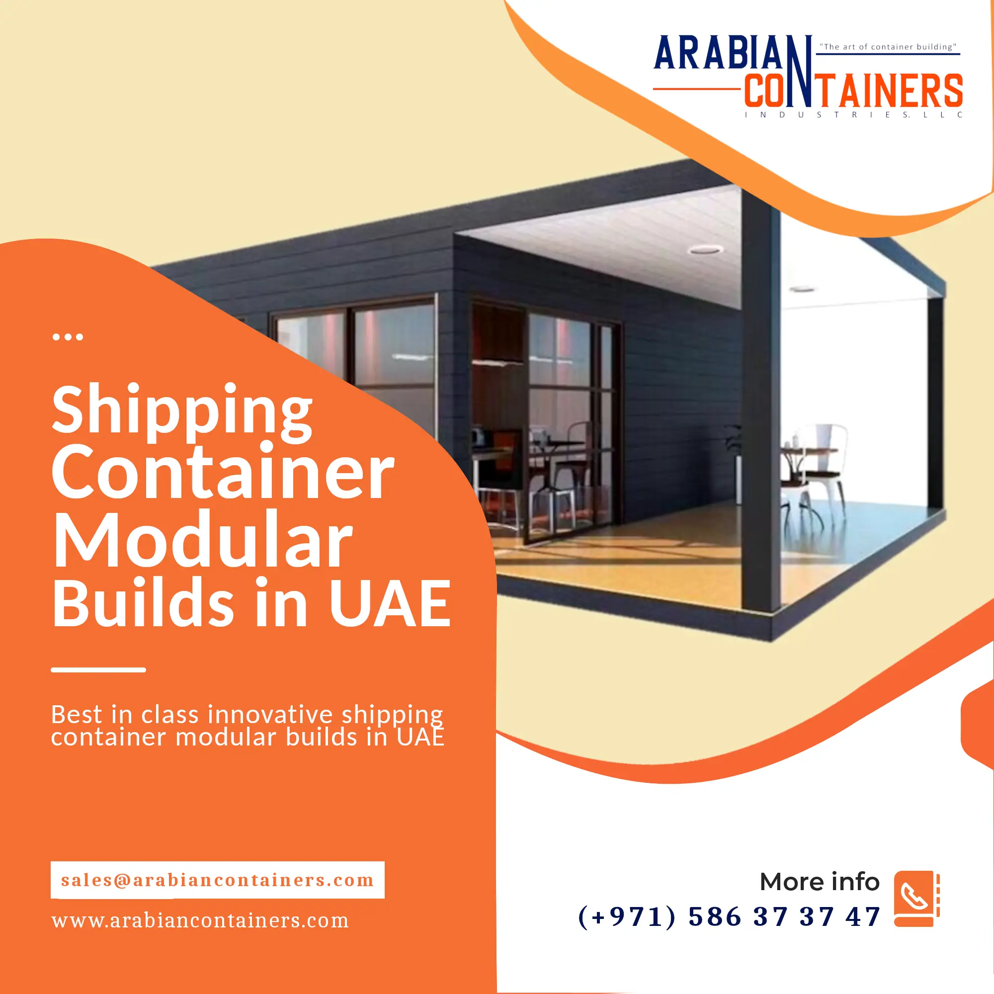 Shipping container modular builds company UAE