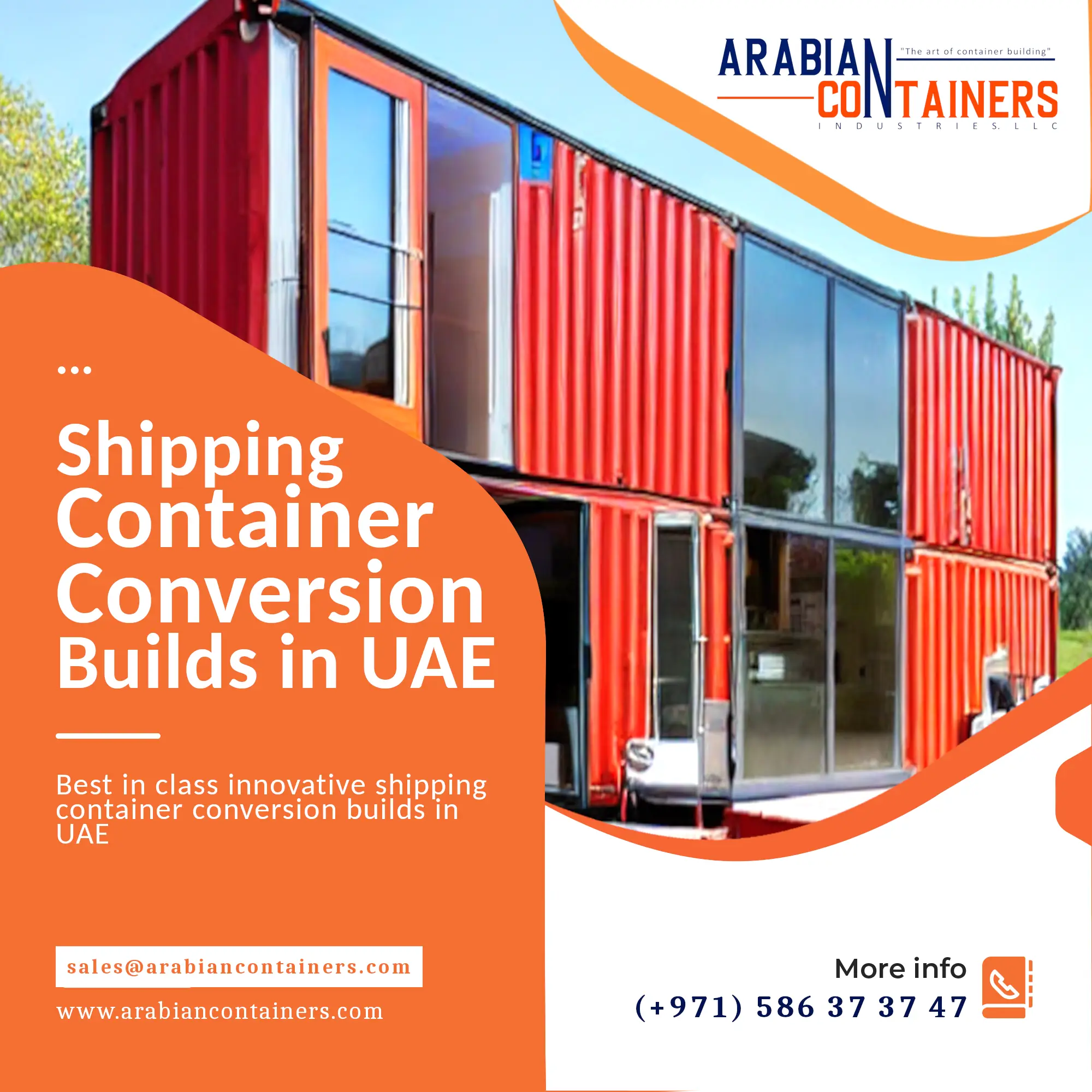 shipping container conversion company UAE