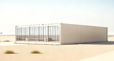 Shipping Container Exhibition Unit Conversion in UAE.