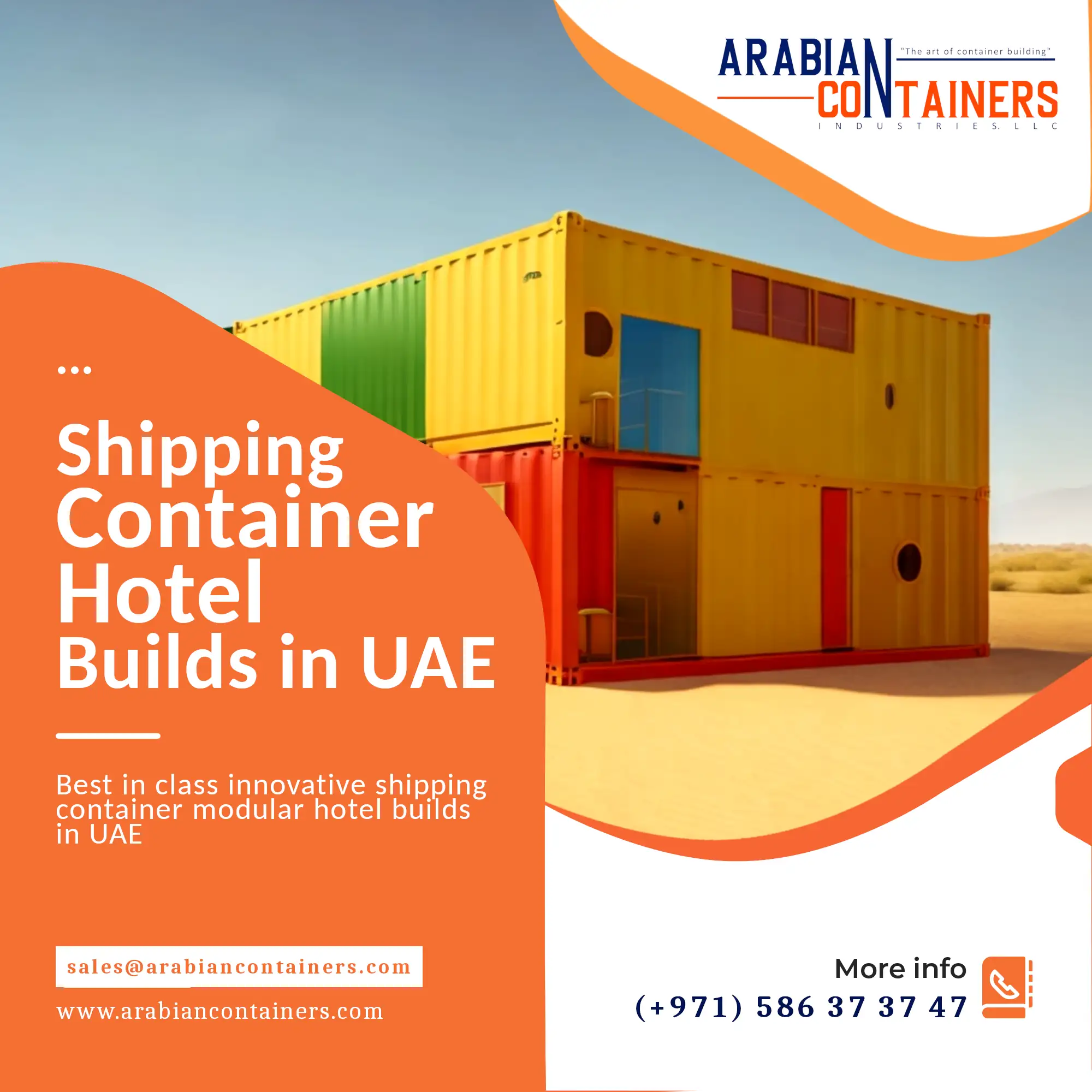 Container Hotels and Accommodations builder in UAE.