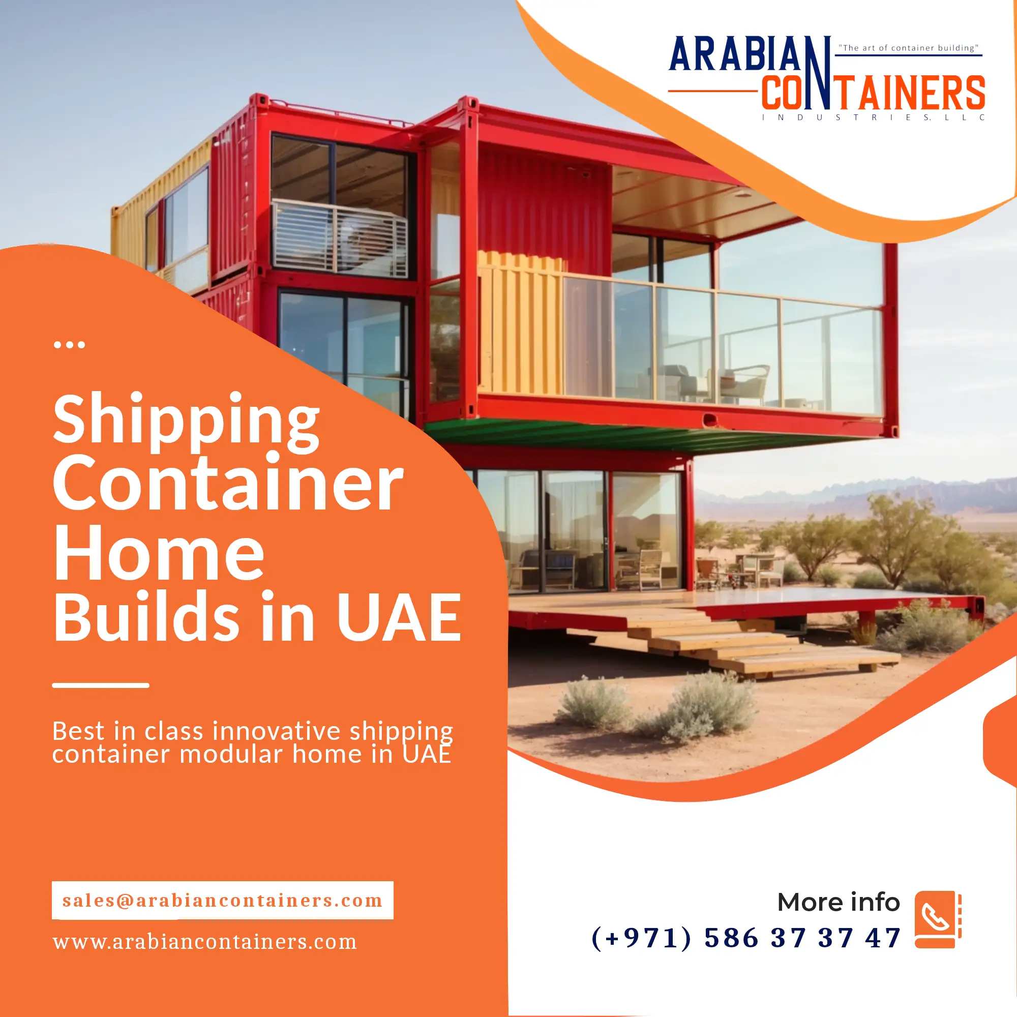 Shipping container home builder UAE.