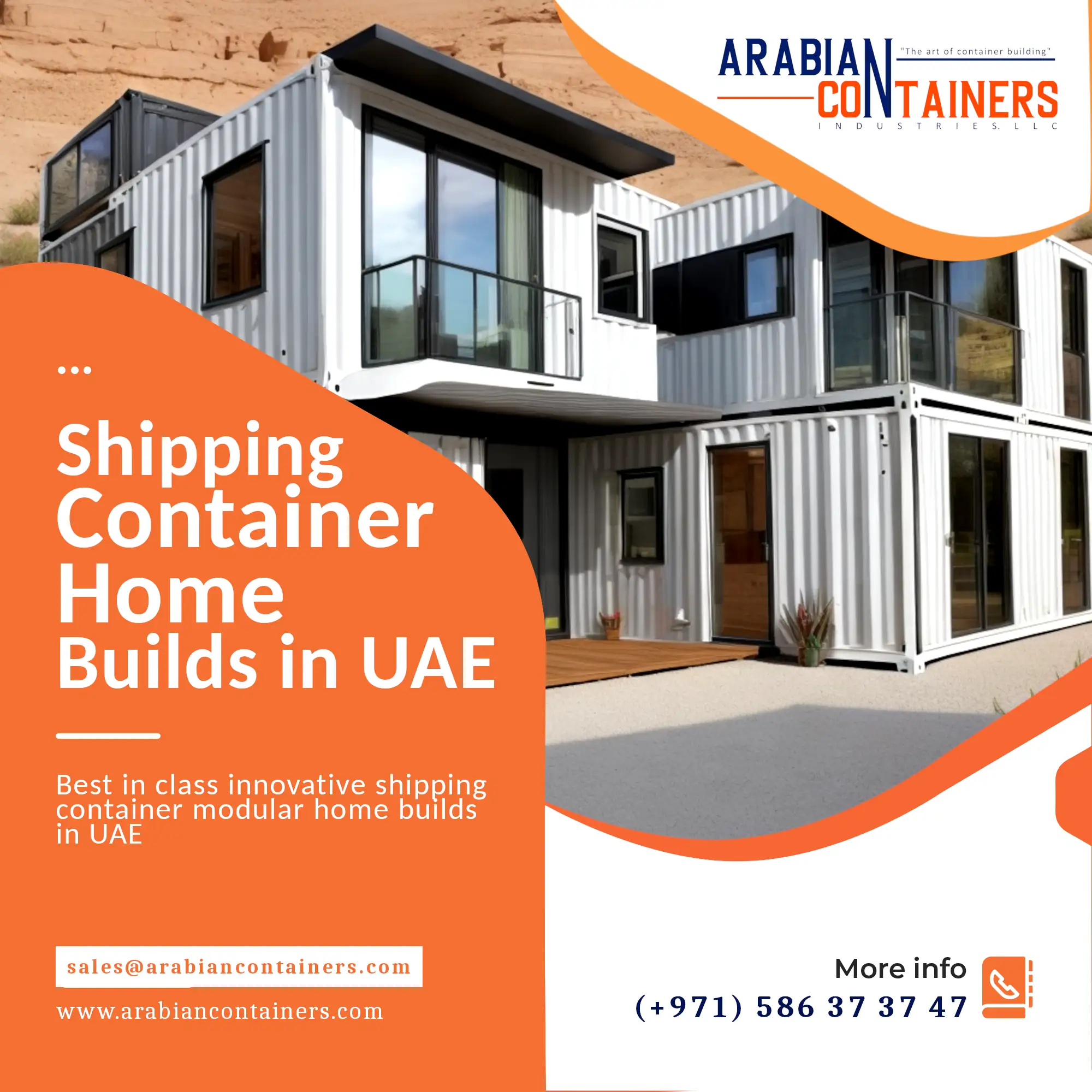 Shipping container home conversion company in UAE.