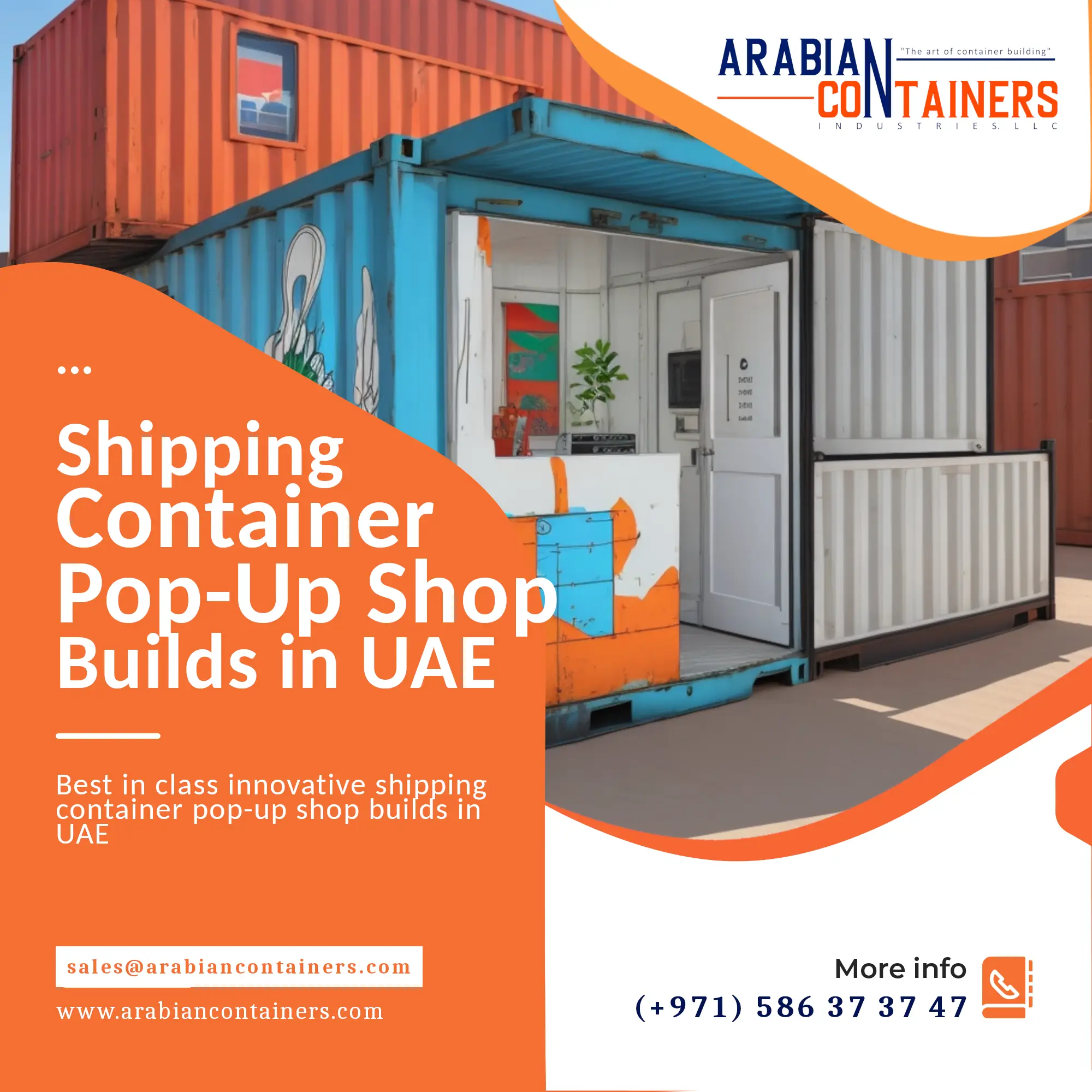 Shipping Container Pop-Up Shop Conversion company in UAE.