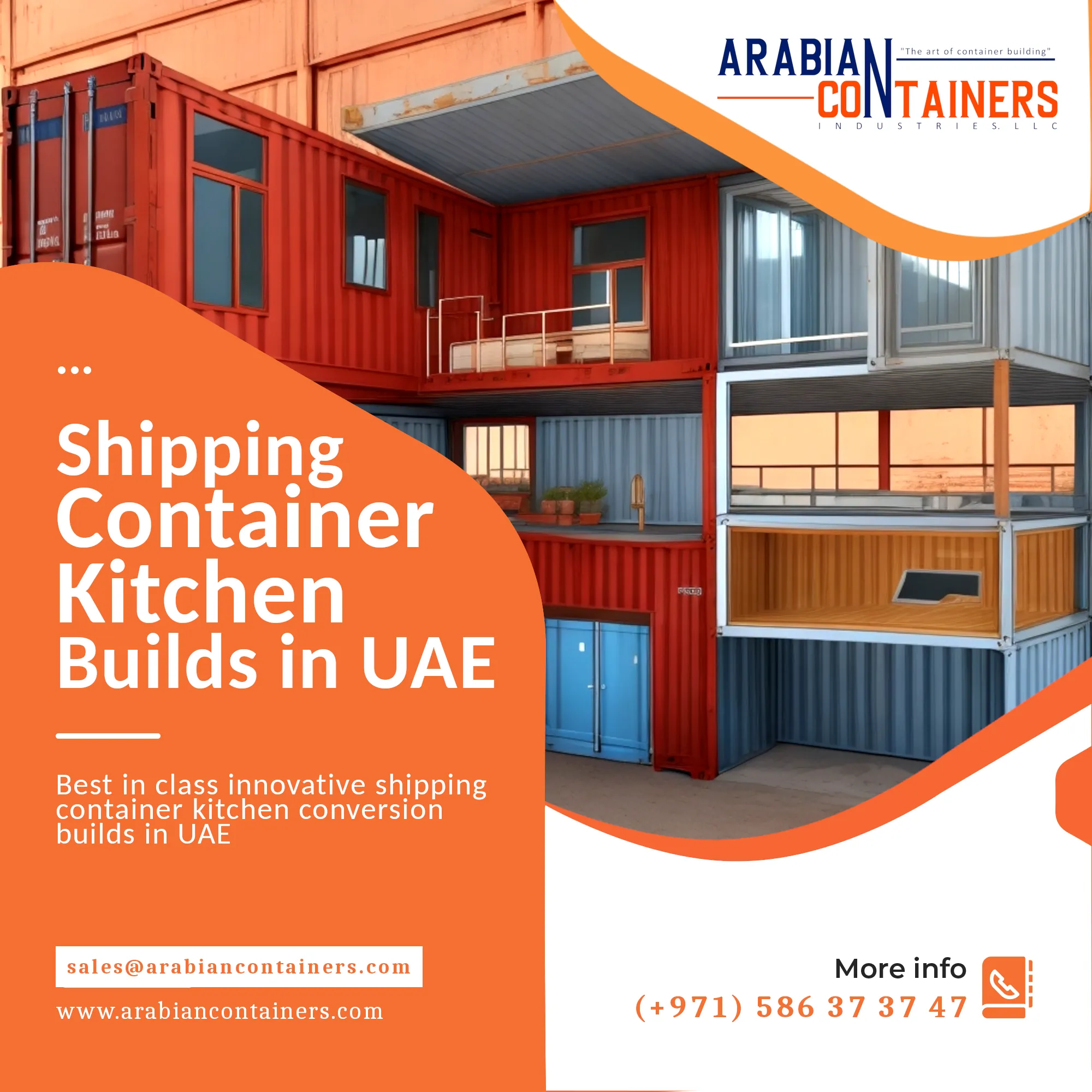 Shipping Container Kitchen Conversion in UAE