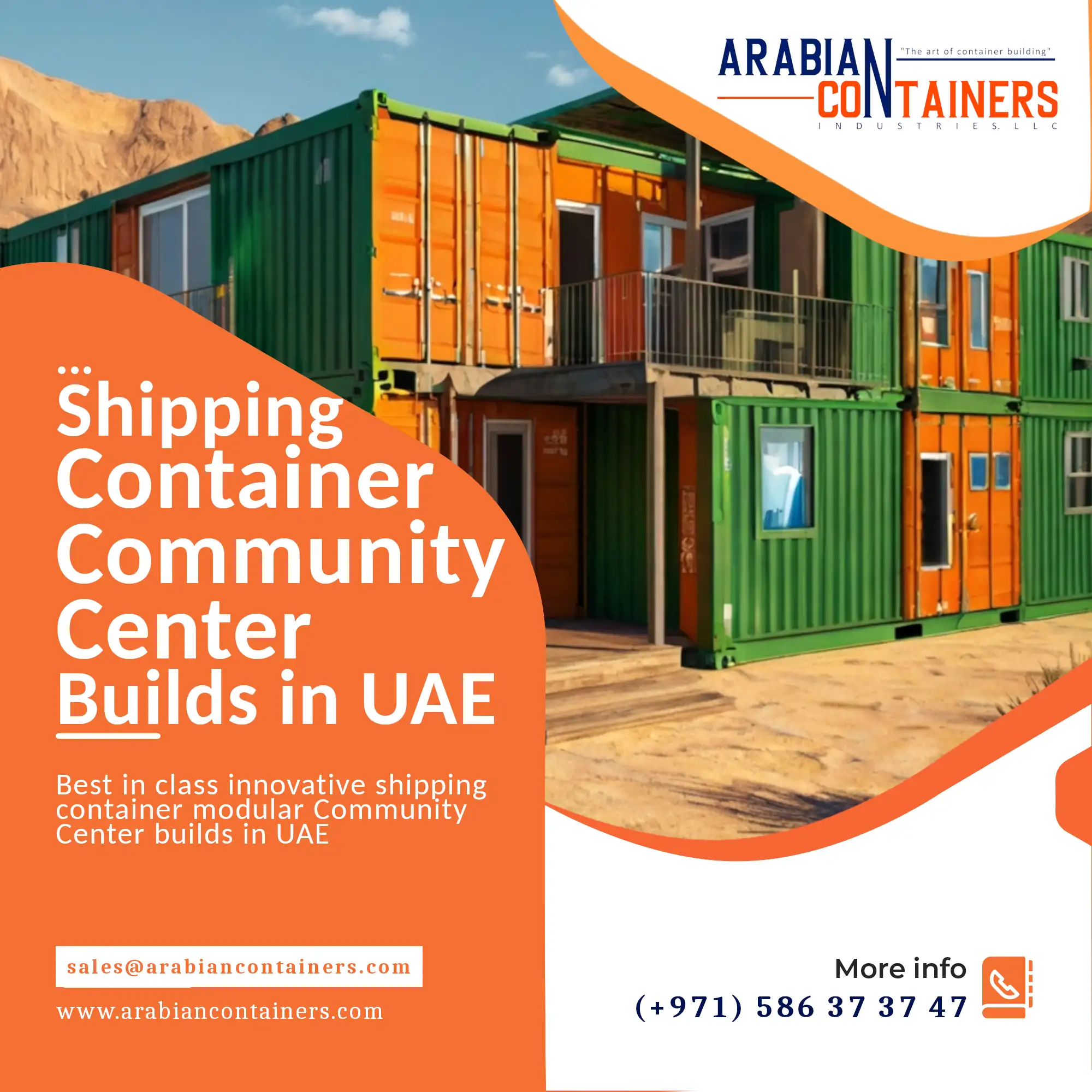 Shipping Containers into Community Centers in UAE