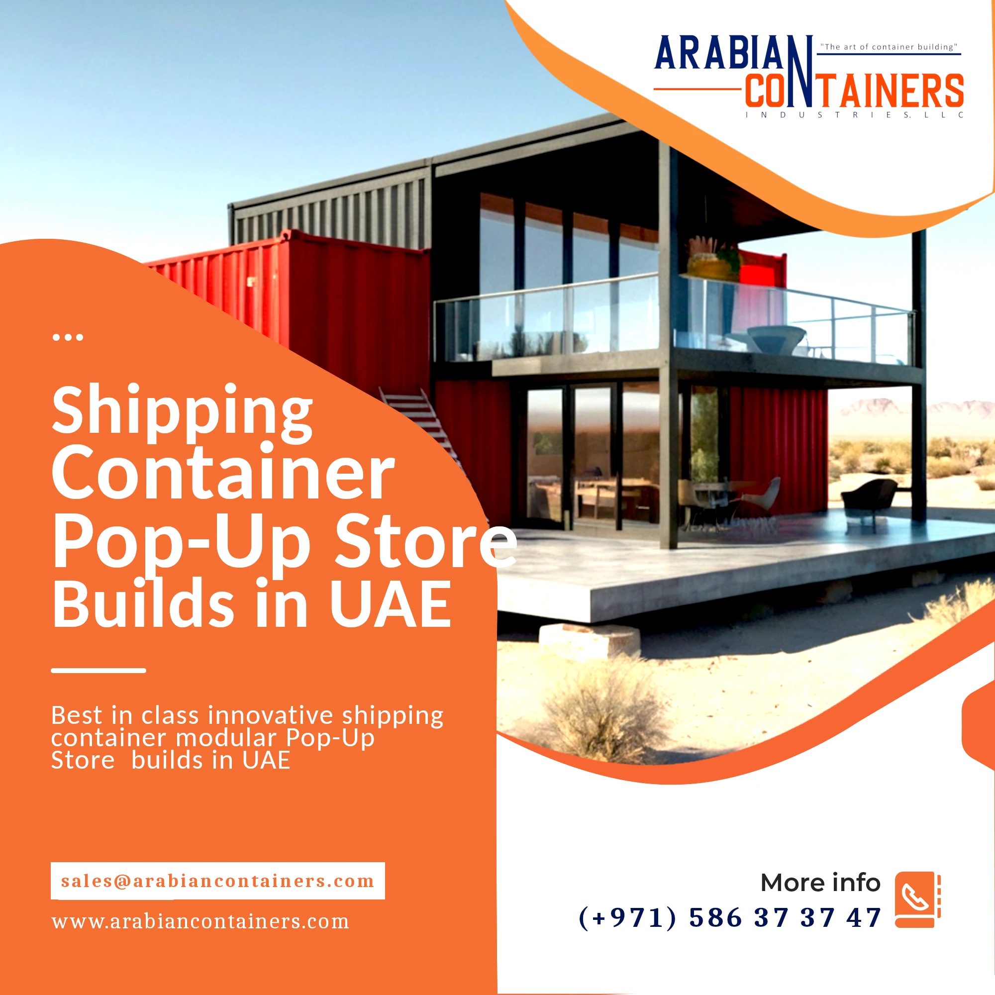 Shipping Container Pop-Up Store in UAE