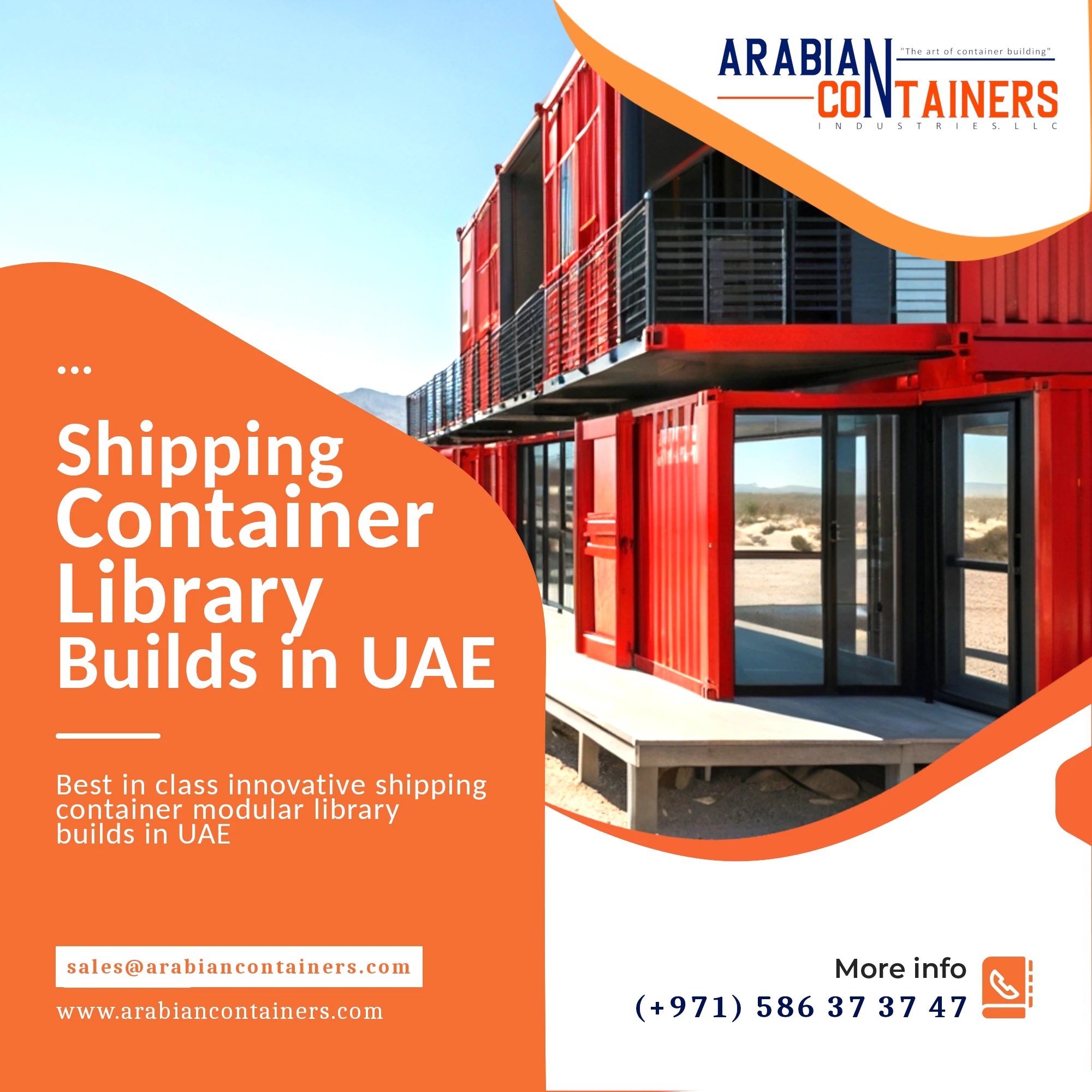 Shipping Containers for Community Libraries in UAE