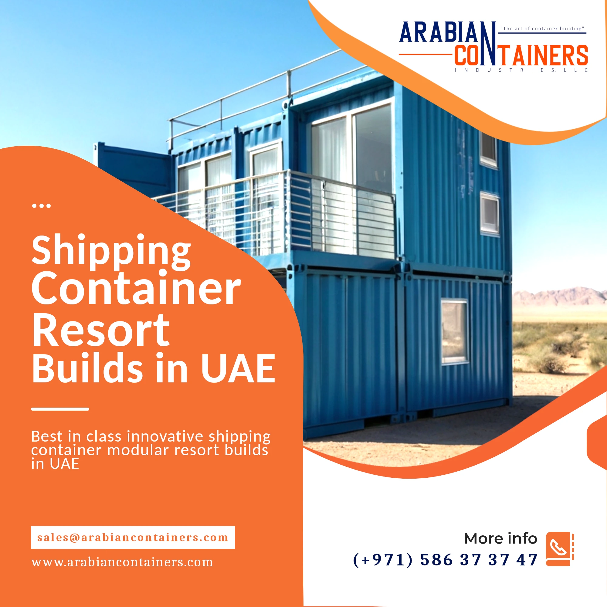 Shipping Container Vacation Retreats in UAE