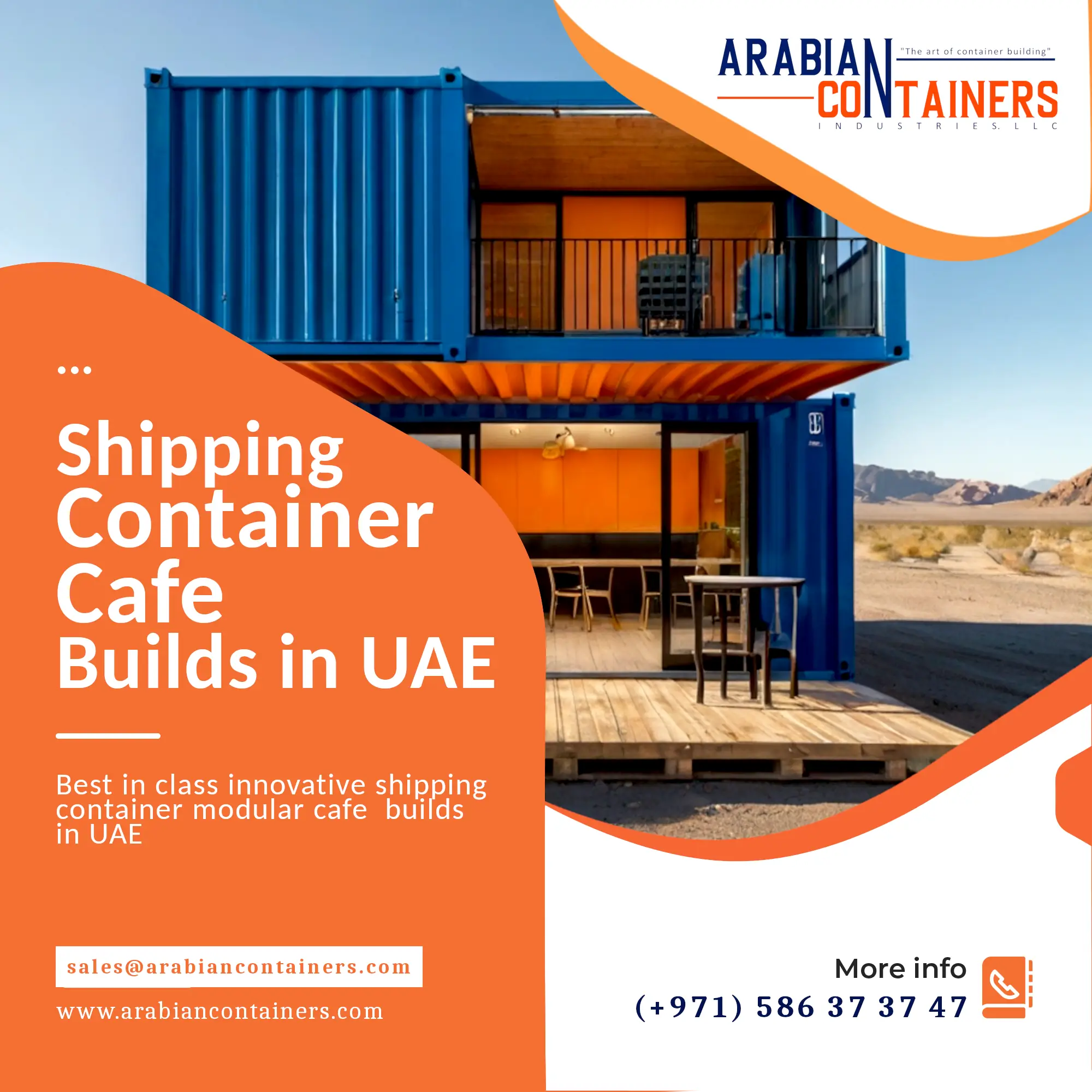 Modular Cafe Builder in UAE