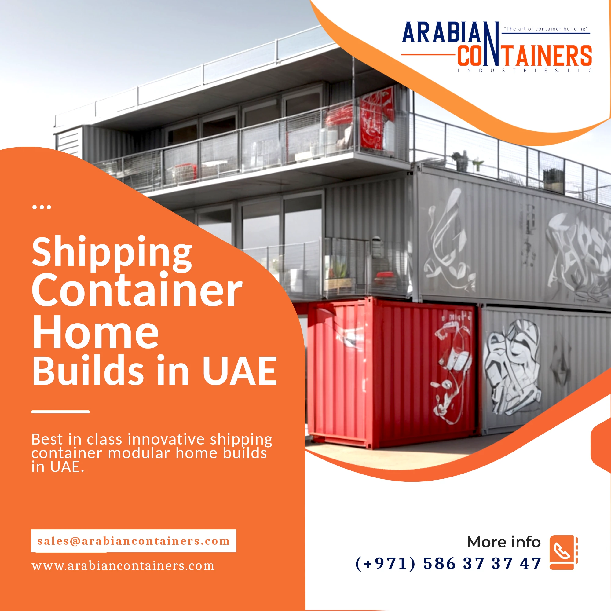 Shipping container Modular home Construction company in UAE