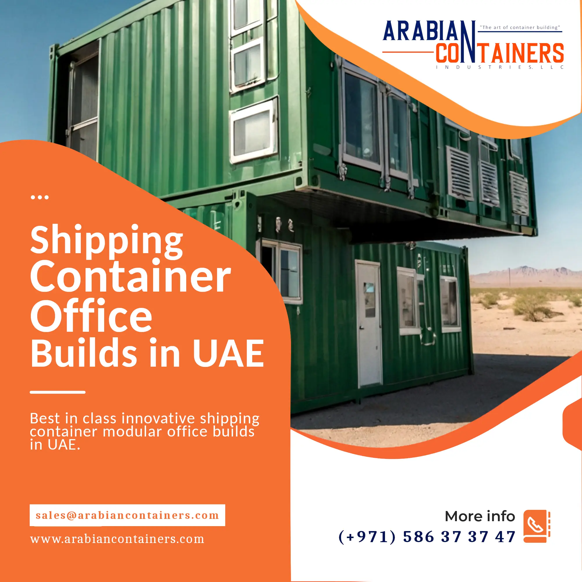 Shipping Container Office Conversion Company UAE