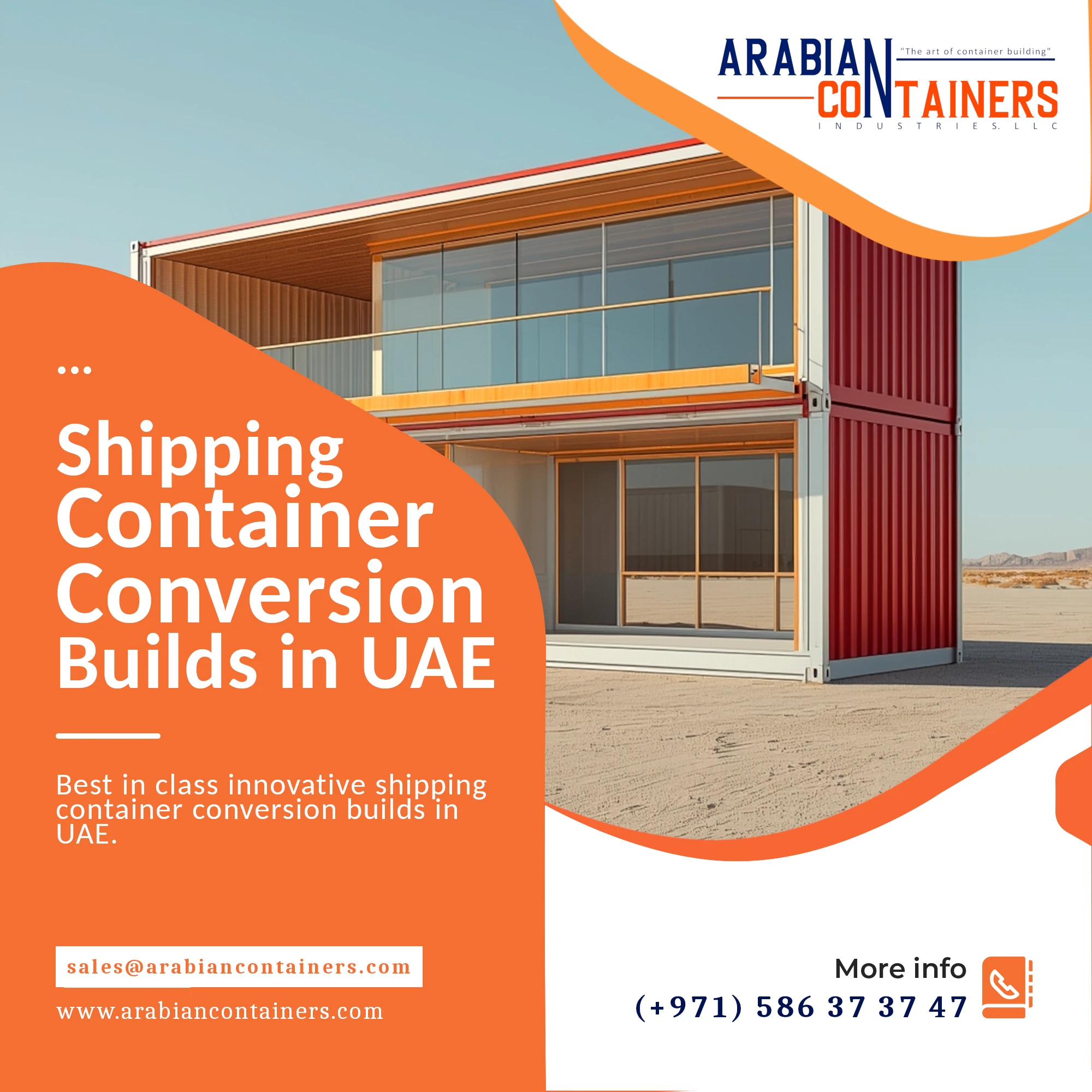 Shipping Container Buildings conversion company in UAE.