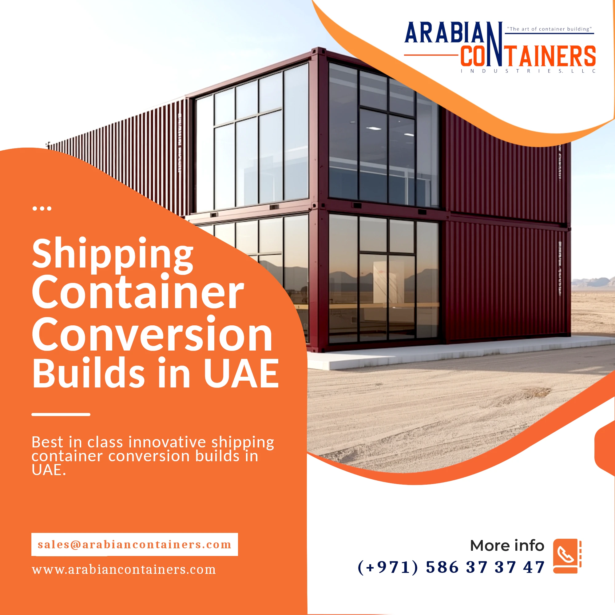 leading shipping container conversion company in UAE
