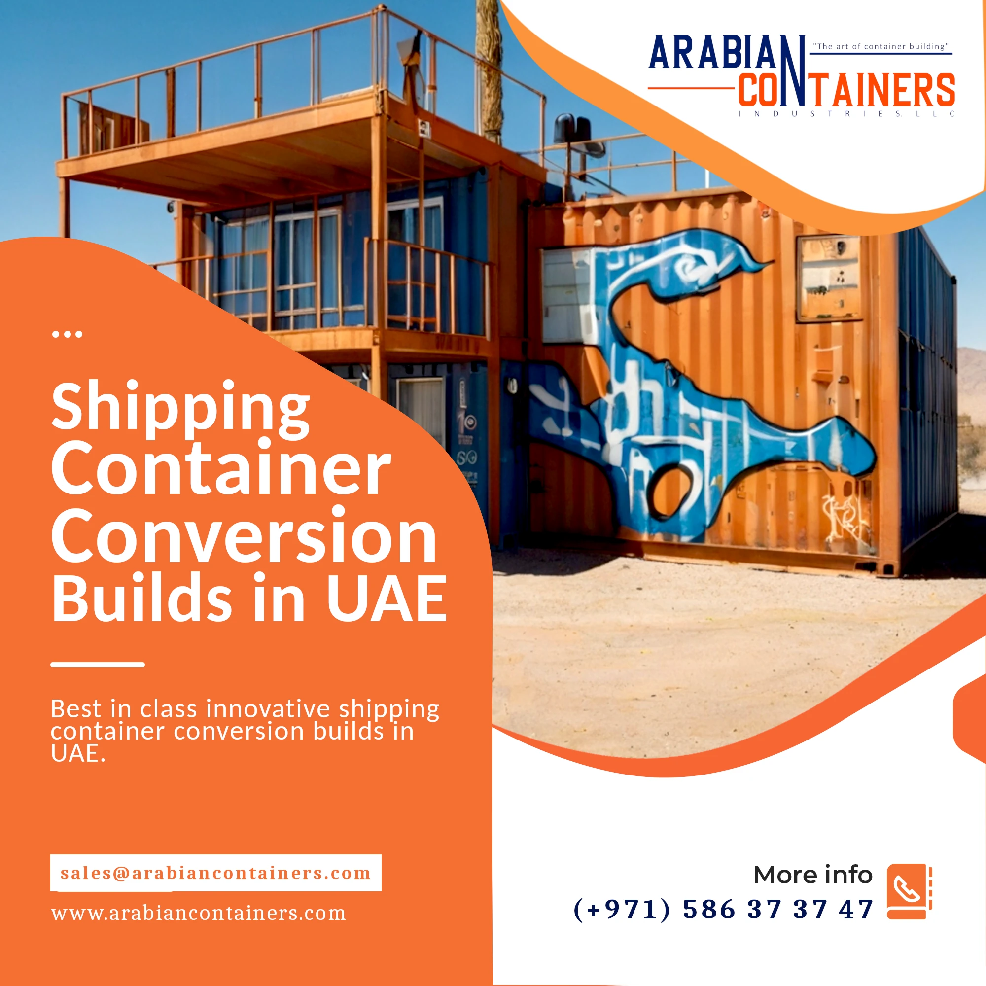 top shipping container conversion company in UAE
