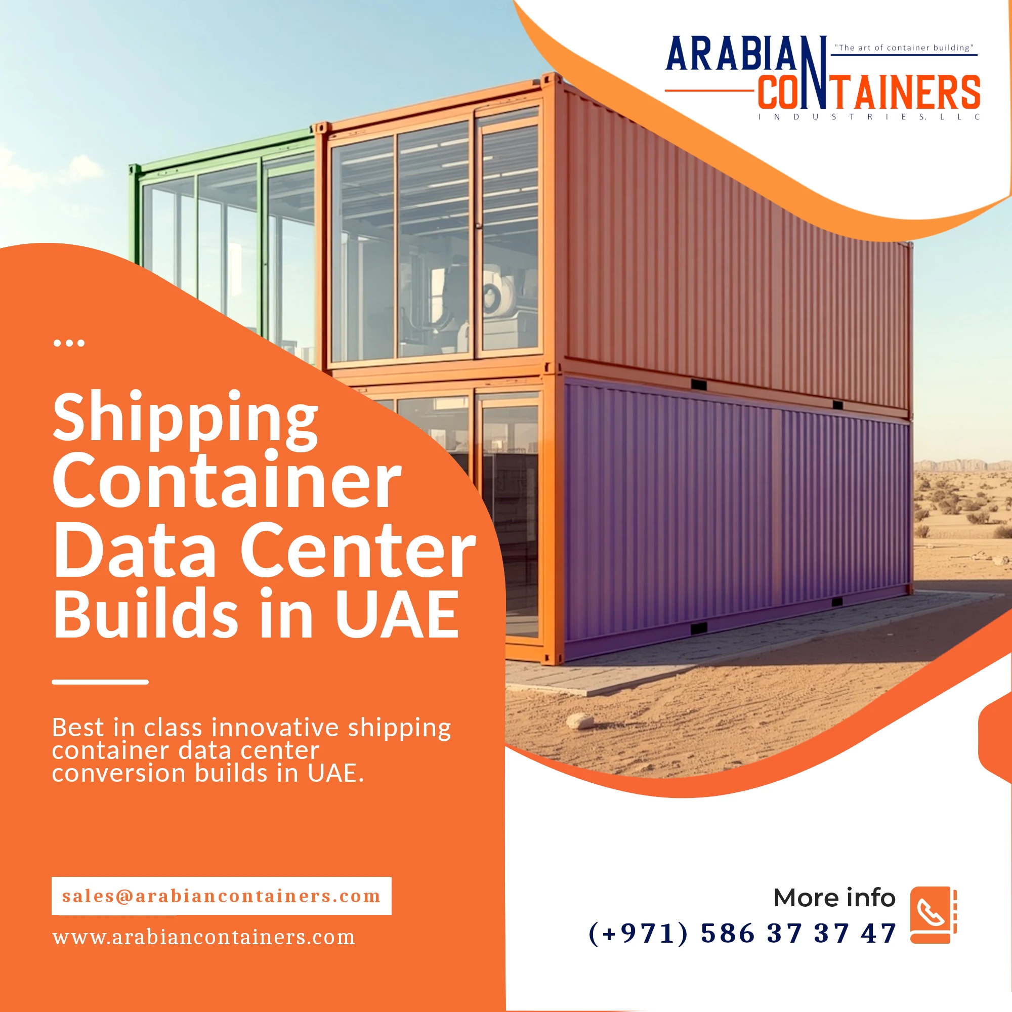 Shipping Container Data Center Conversion Company in UAE.