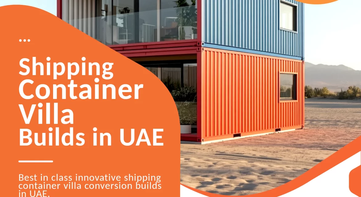 Shipping container villa conversion company UAE.