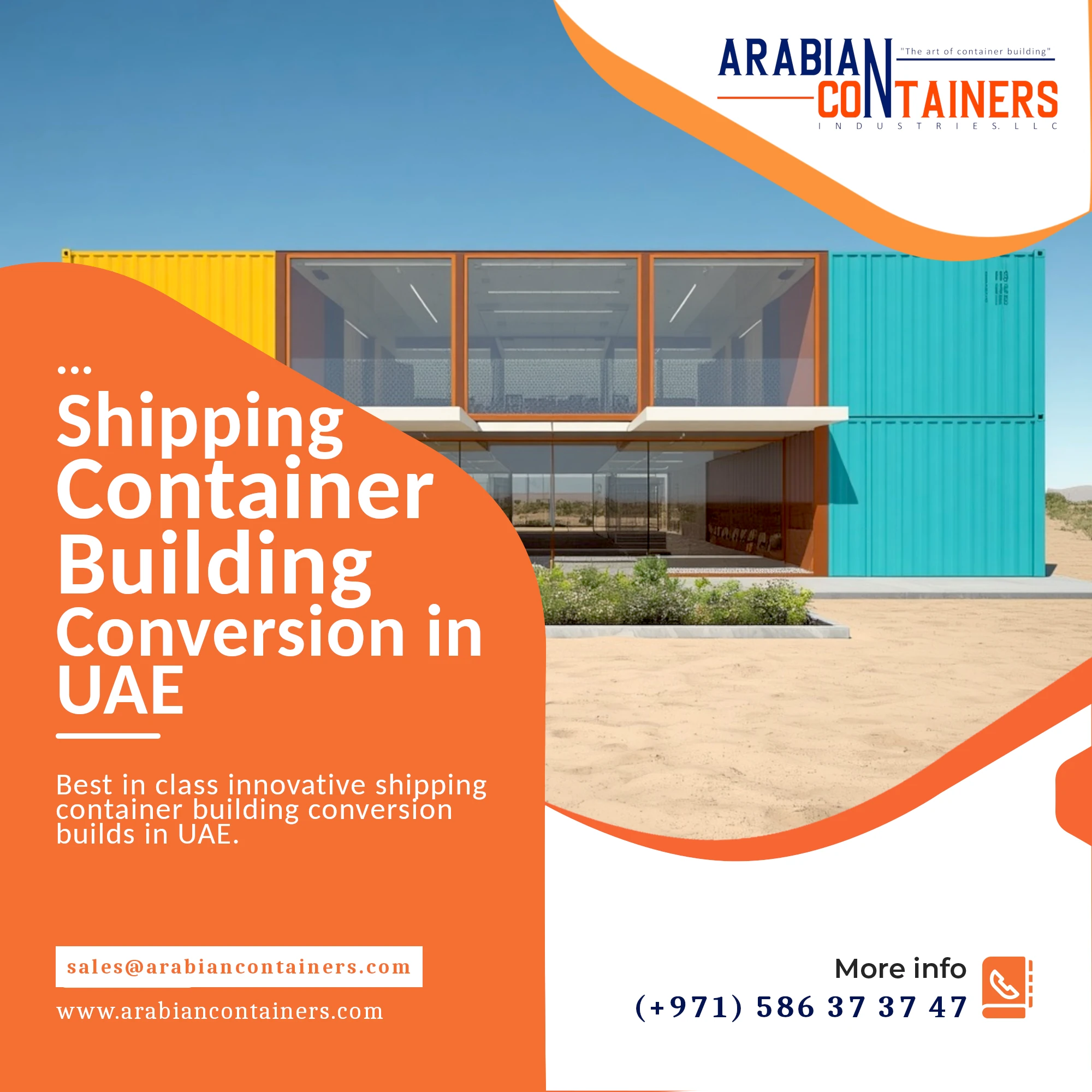 Shipping Container Building Conversion company in UAE.