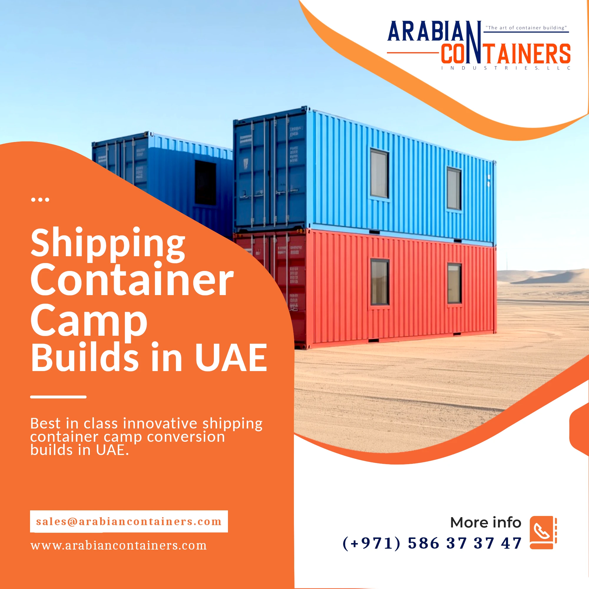 Shipping Container Camp conversion company in UAE.