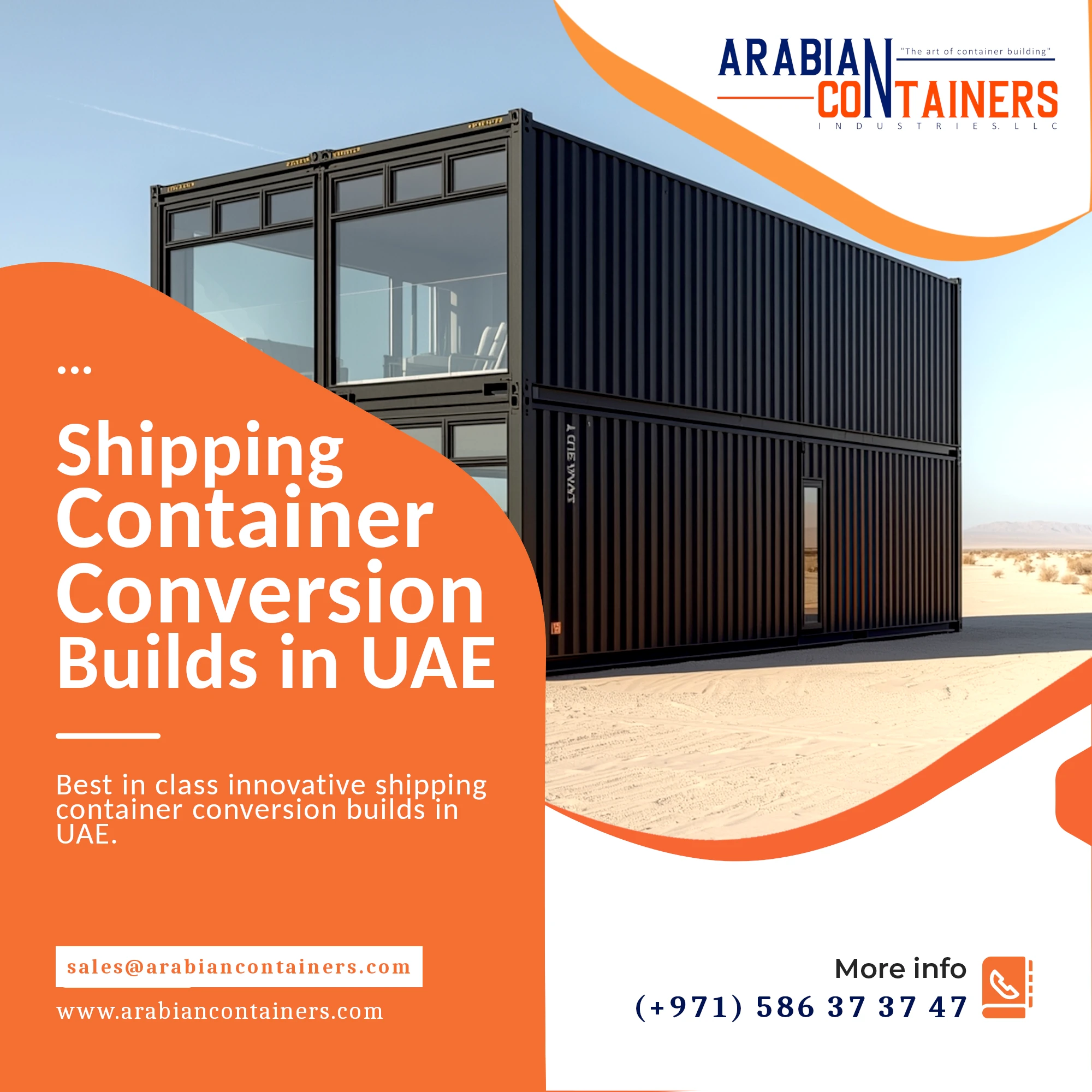 Shipping Container Building Solution in the UAE