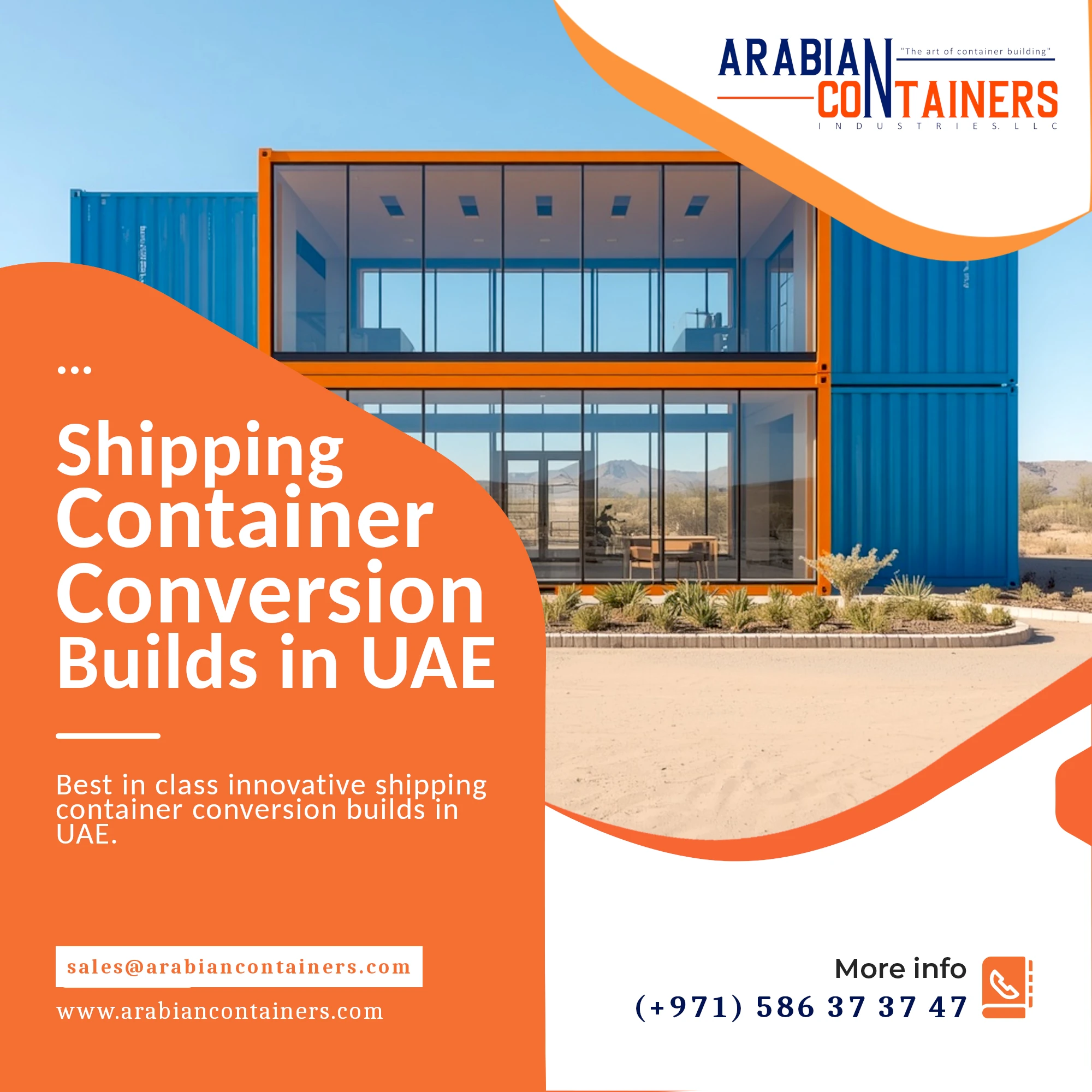 Shipping Container Conversion Build in UAE