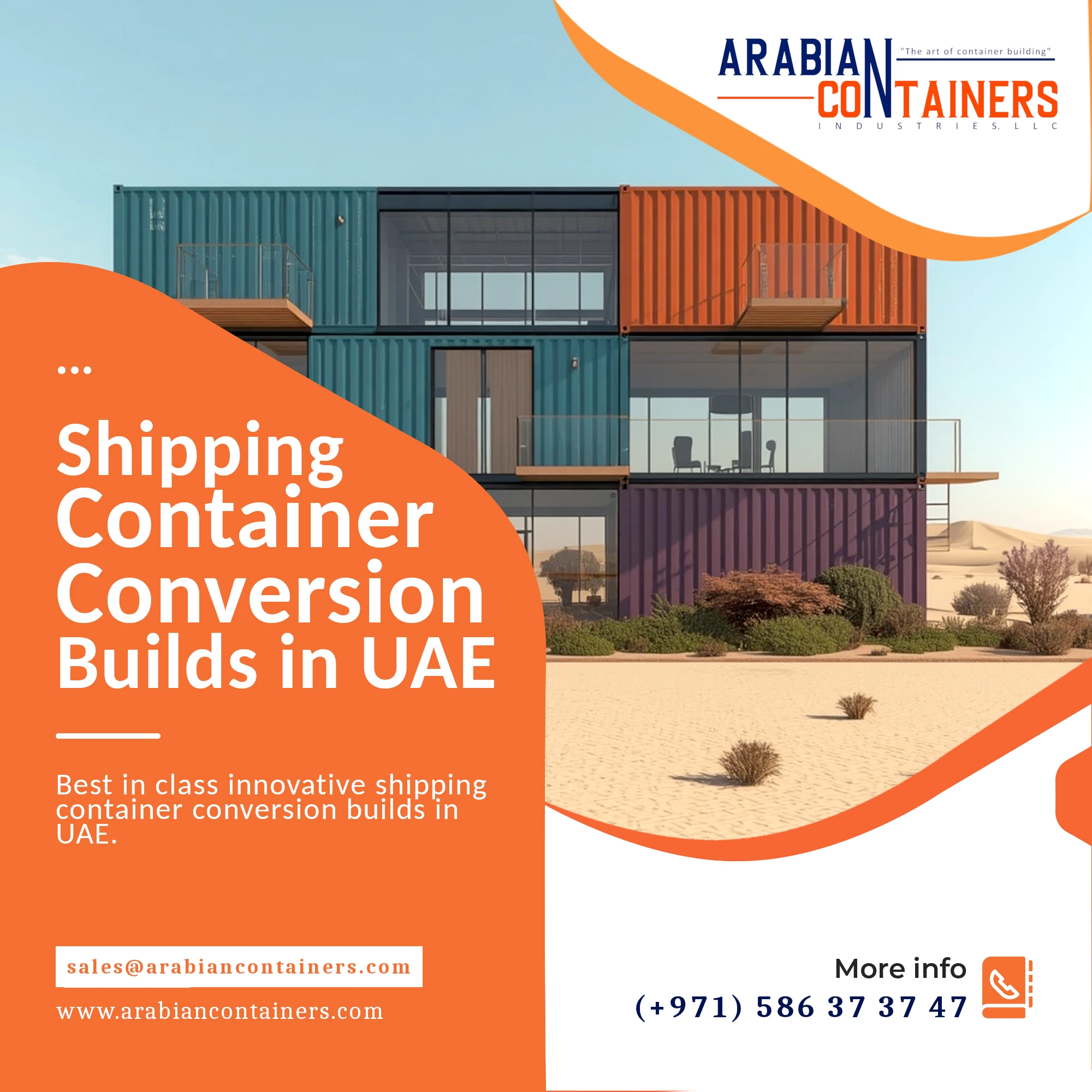 Shipping Container Building construction company in UAE.